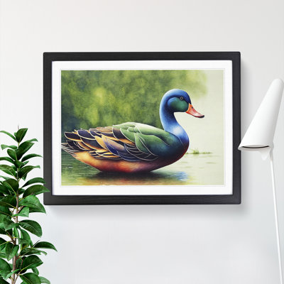 Duck Watercolour Vol.2 1 Piece Single Picture Frame Painting