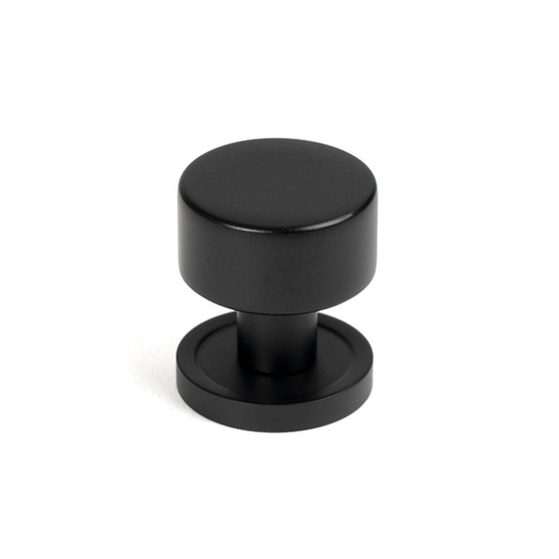 Round Knob, 2.5 cm, Matt Black
