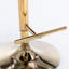Tabourets de bar réglables en velours avec base pivotante dorée, ensemble de 2-129517054