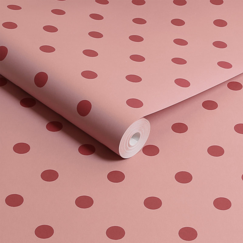 Cath Kidston Button Spot Pink & Red, Pink