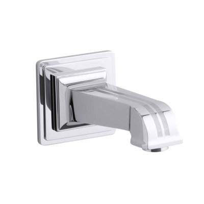 Pinstripe Pure Wall-Mount, 6-7/8" Non-Diverter Bath Spout