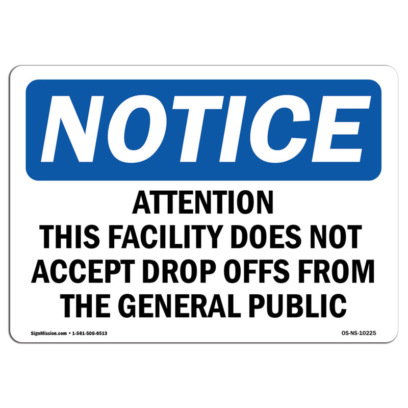 Panneau «Attention This Installation N'A pas»