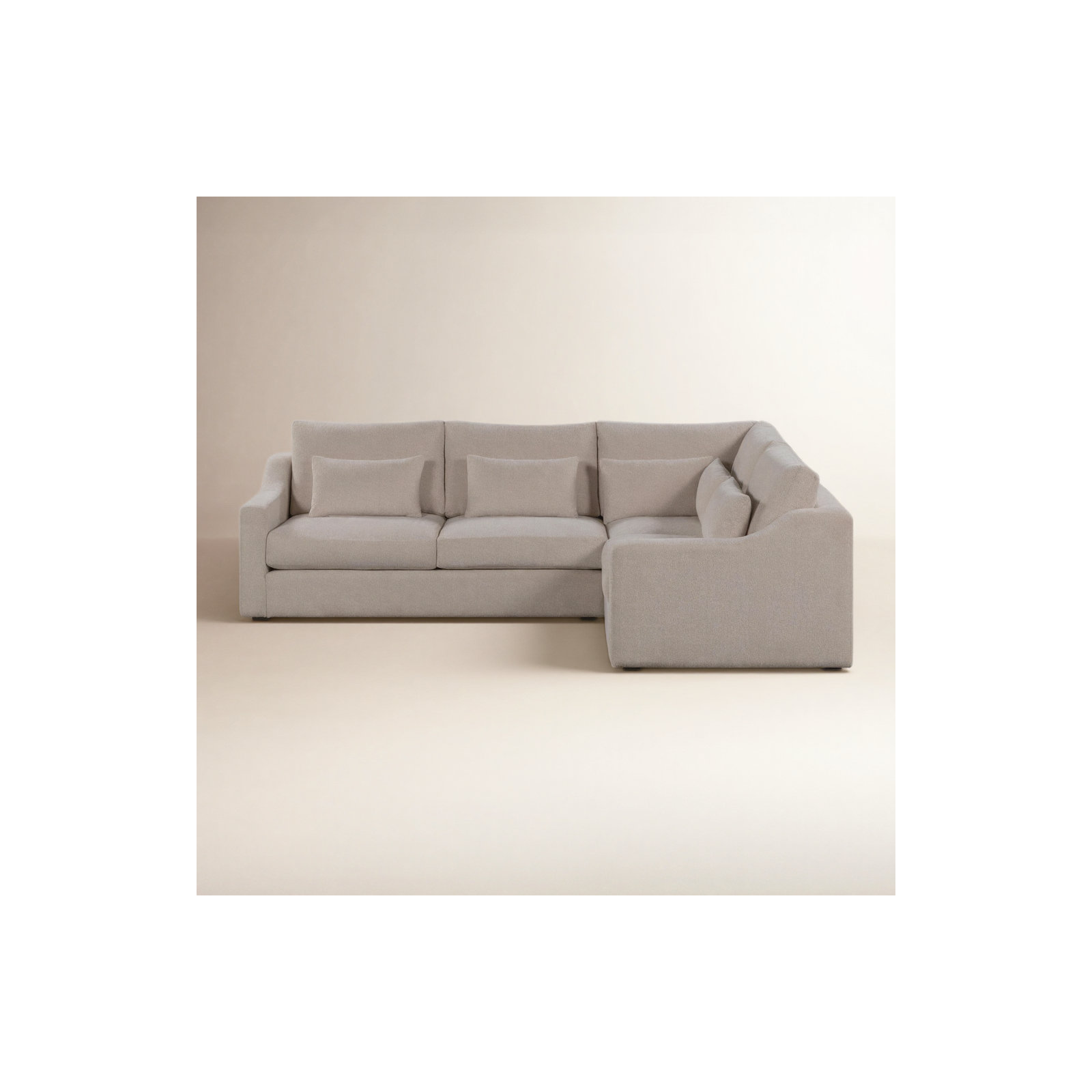 Ali 71" 3 - Piece Slope Arm Corner Sectional