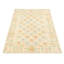 Tapis unique en laine noué à la main crème 5 pi x 7 pi 8 po New Age Lahore