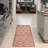 Foundry Select Versatile Diamond Coral/Orange Indoor/Outdoor Area Rug-700996451