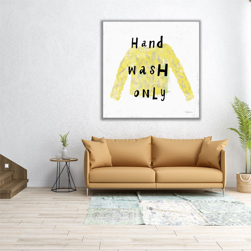 Laundry Rules IV - reproduction d'art sur toile, H 12 po x l 12 po