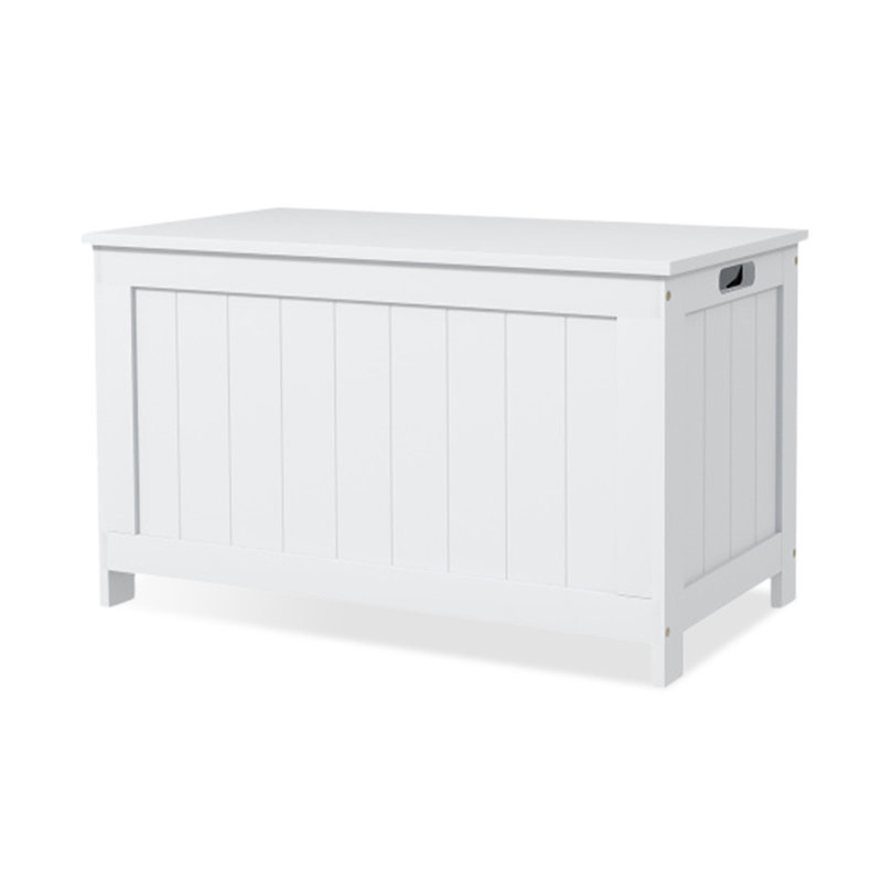 Armoire d'appoint en bois manufacturé blanc
