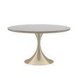 Semper Round Glass Dining Table