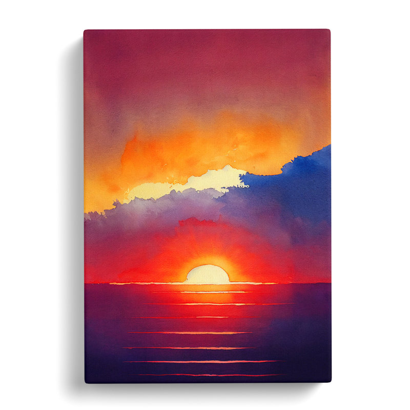 The Daring Sunset - Wrapped Canvas, 50cm H x 35cm W x 3cm D