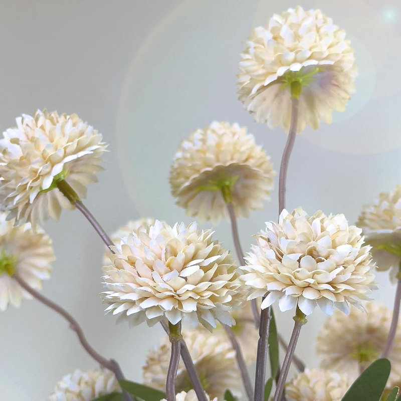 Fleurs artificielles, pompon, fausses petites fleurs, fa ...