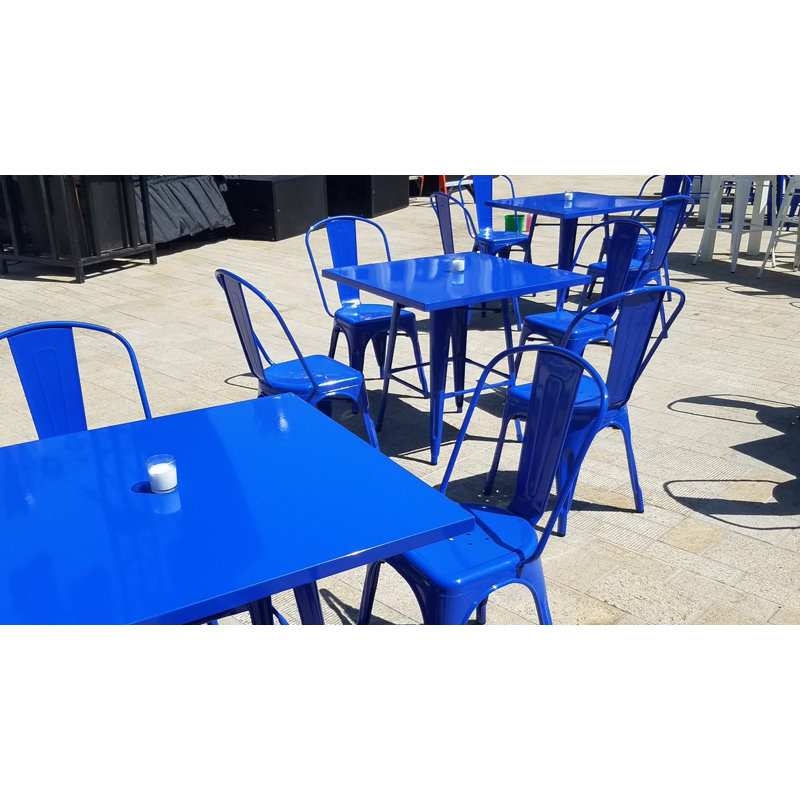 Chaise empilable Engrom, Bleu