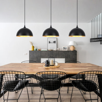 1 - Suspension en forme de dôme de 11,81 pouces pour îlot de cuisine - Luminaire suspendu moderne