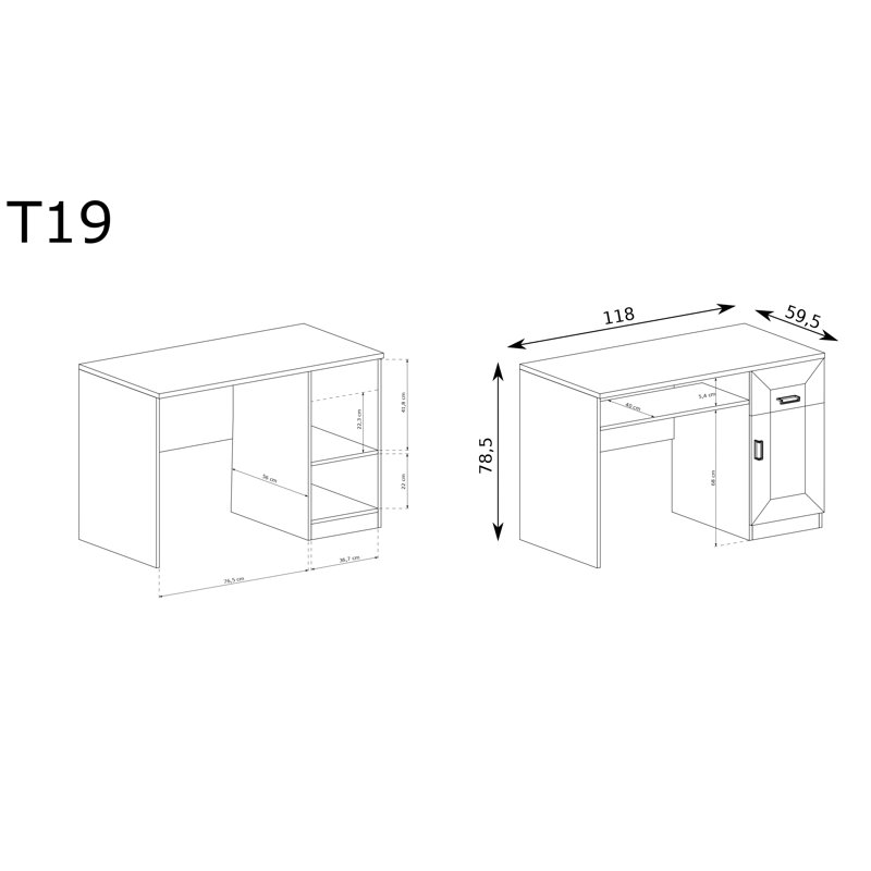 THADDEUS Computer Desk