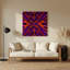 Art mural op mauve 18