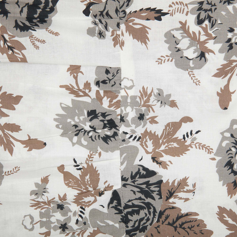 Taie d'oreiller 100% coton Annie, Taie d'oreiller de 21 po x 36 po, Brun