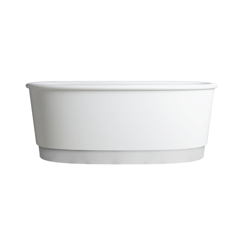 Holiday 69.25'' L Freestanding Soaking Bathtub