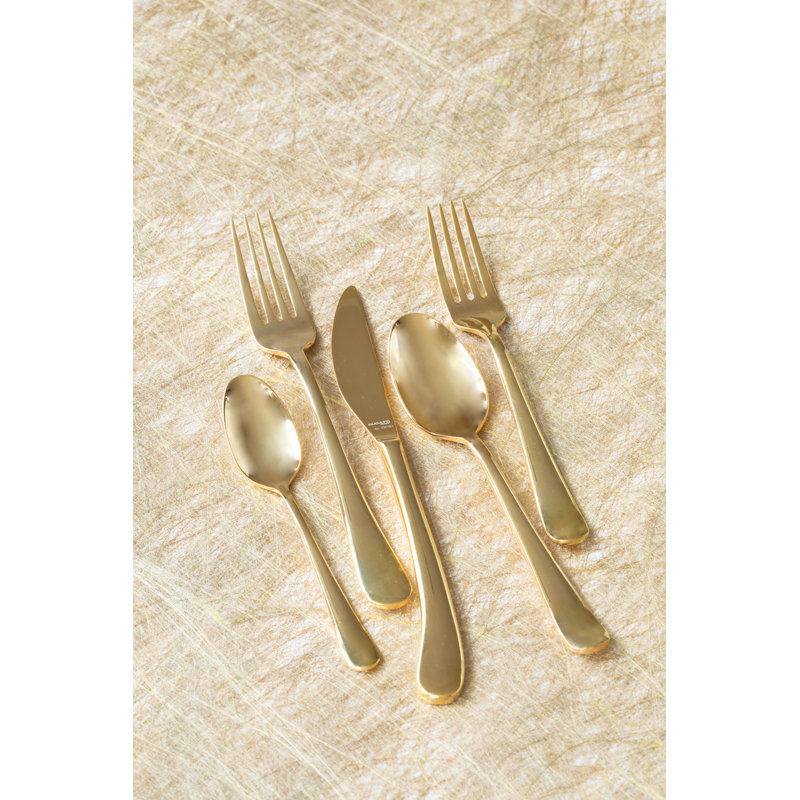 Settimocielo Stainless Steel Specialty Spoon, Gold