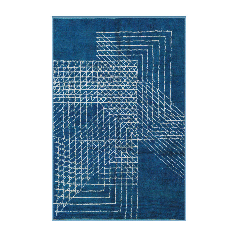 Tapis abstrait moderne 5210, Rectangle 7 pi x 9 pi