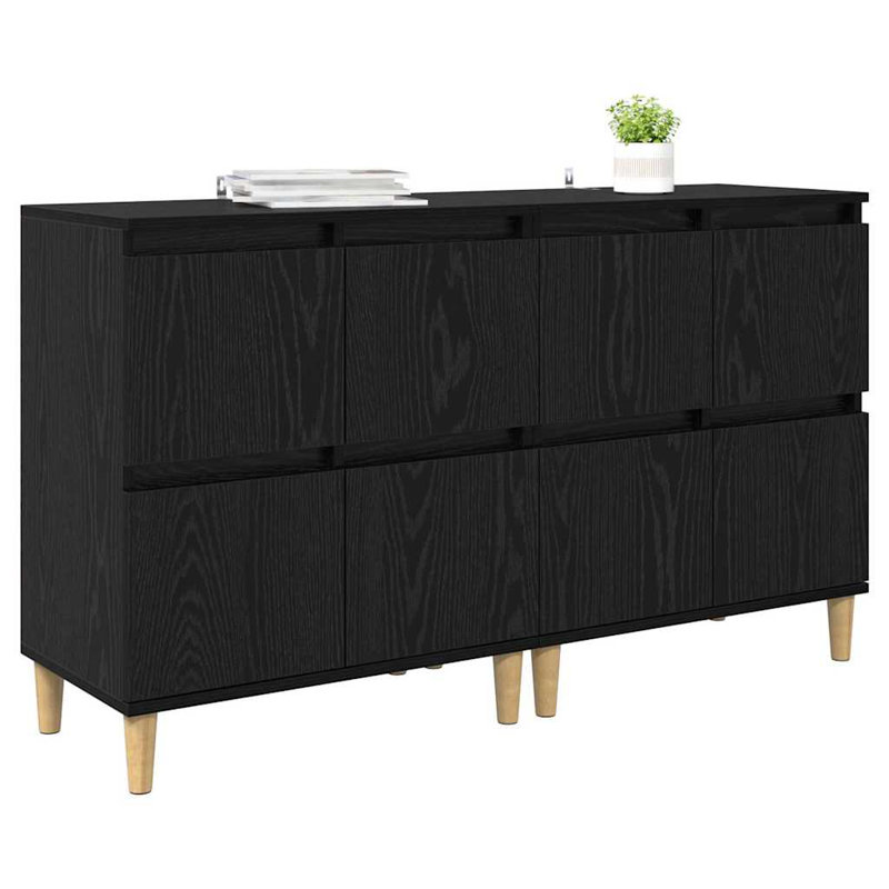 Sideboard Accent Chest, Black Oak