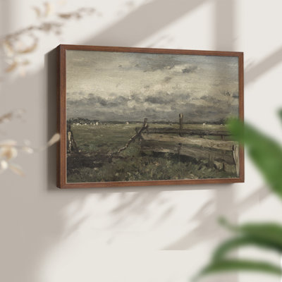 Paysages rétro-CCL-reproduction encadrée