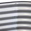 Lit de jardin surélevé ovale en acier Lemark - argent - 63 po-378031742-378031741