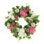 24" Hydrangea Wreath with Dahlias and Ivy