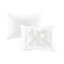7 Piece Comforter Full White, With Attractive Decorative Items And In Style