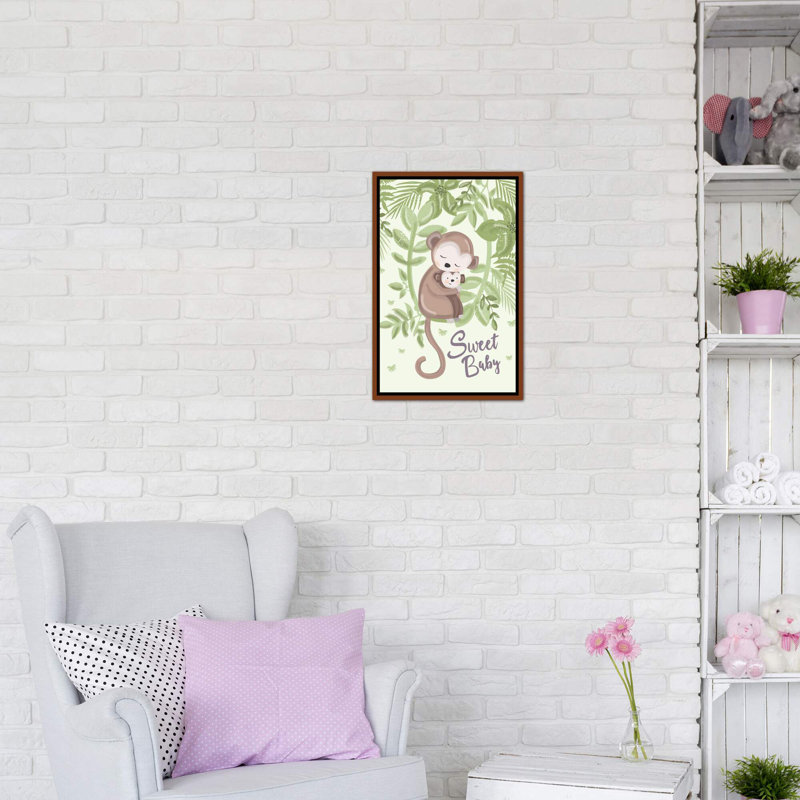 "Baby Beyond the stars IV" par Lisa Whitebutton-impression d’art graphique, H 26 po x l 18 po x P 1,5 po, Pas de tapis