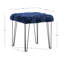 Tabouret d'appoint en velours de 18 po de haut Hellman-67845025