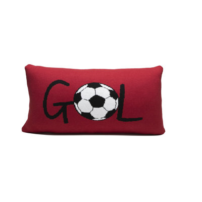Cotton Blend Reversible Throw Pillow