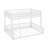 Full XL Over Queen Bunk Beds, Bunk Bed Frame With Ladder & Guardrails-767154906