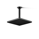 Honesty 8" Single-Function Wall or Ceiling-Mount Square Rainhead, Square Rain Showerhead 1.75 GPM