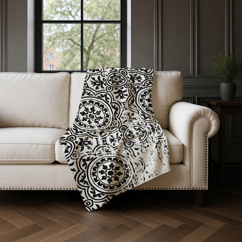 Jeté Sherpa ASB758 Addison, Noir