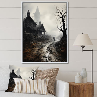 Haunted House In Mystic Sancturary - Art mural paysage
