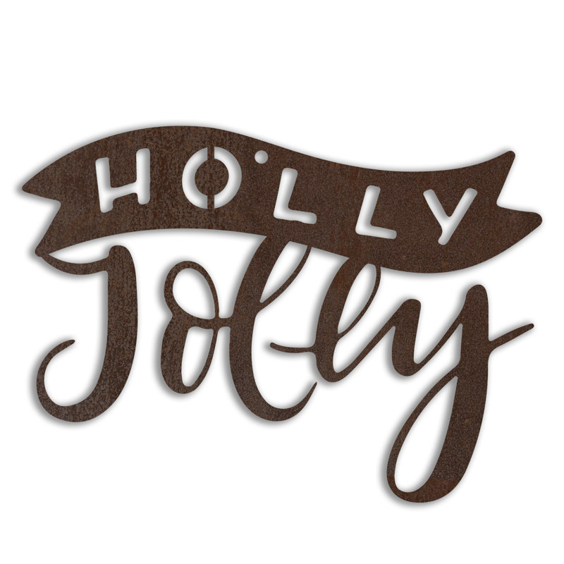 4'' Solid Colour Metal Holiday Shaped Ornament, Brown