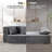 Azareu Upholstered Boneless Convertible Folding Sleeper Sofa Bed with 3 Pillows,No Assembly-1174927774