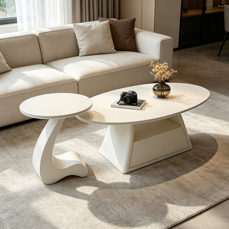 Bever, H 15,74 po x L 47,24 po x l 23,62 po, Blanc