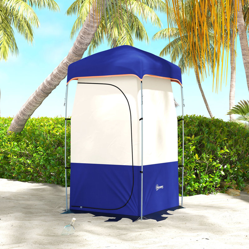 Tente de camping portable, Bleu