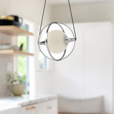 Luminaire suspendu sphère 1 lumière DEL Aries