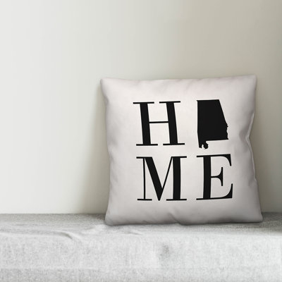 Alabama Outdoor Reversible Throw Pillow