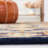Ferrera Oriental Handmade Tufted Wool Navy Area Rug-317853472