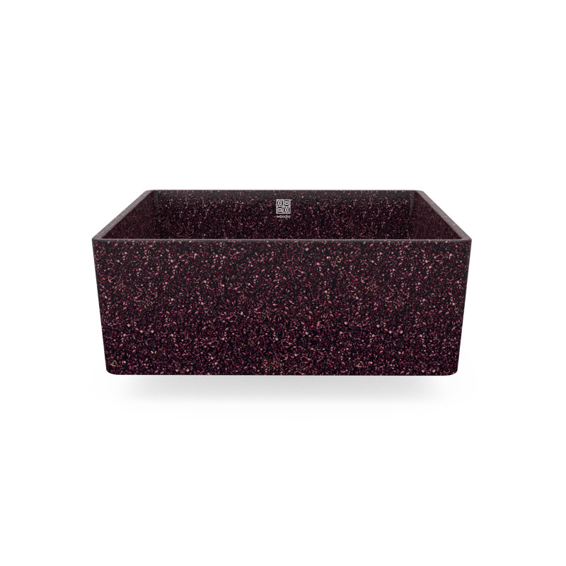 Cube40 15.75'' L Bathroom Sink, Berry