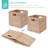 Hyacinth Storage Baskets, 5 Multipurpose Collapsible Organizers w/ Inserts-1962364035-1962364032