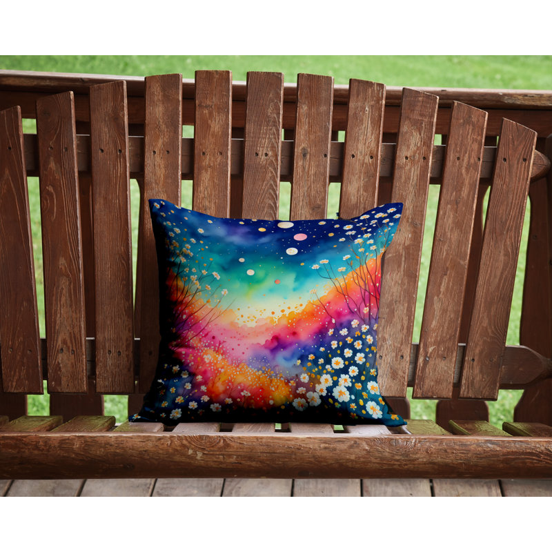 Coussin décoratif intérieur / extérieur Polyester, 14 po x 14 po
