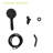 Handheld Shower Featuring 7 Functions - 4.7" Head, 59" Stainless Steel Hose, Adjustable Holder For Enjoyable Bathing Time Hand In With Settings Delightful Showering Pleasure-117092724