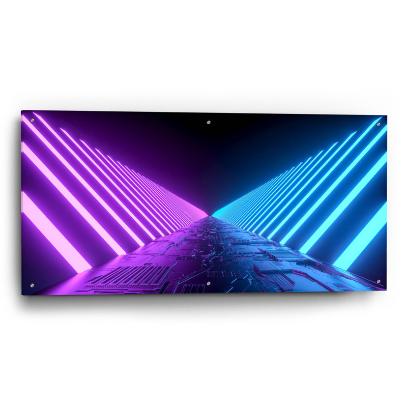 Wrought Studio ™ «Sci Fi Road» par Epic Portfolio, H 24 po x l 48 po x P 0,2 po