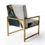 Crillon - Fauteuil d'appoint rembourré en marbre-401567490