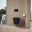 Veil Wall-Hung Compact Elongated Toilet, Dual-Flush-1946590069
