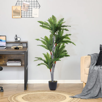 135cm Faux Persian Grass Tree in Freestanding