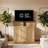 50" Painted Automatic TV Lift Cabinet,TV Stand With Remote Control And Safety Stopper-103915531